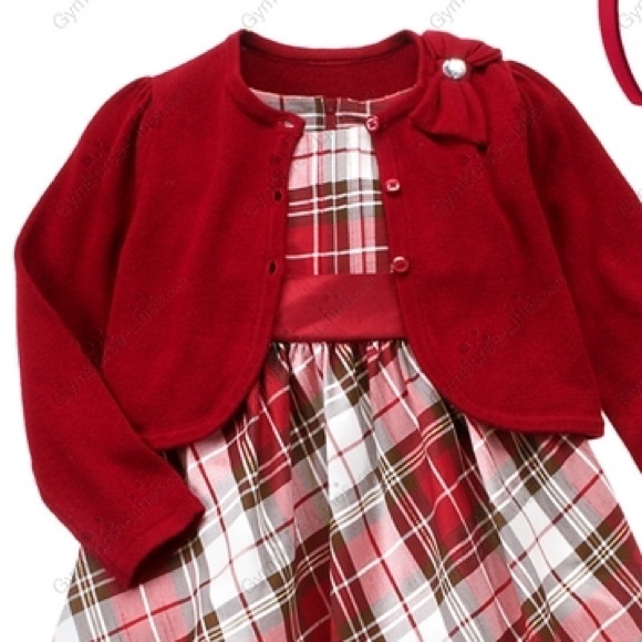 Gymboree holiday traditions cardigan sweater 3/4 - Picture 2 of 4